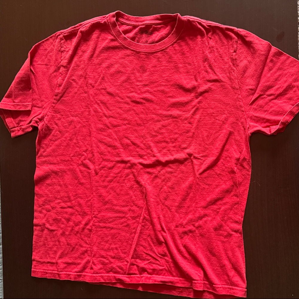 Jerzees Red Short Sleeve Tee